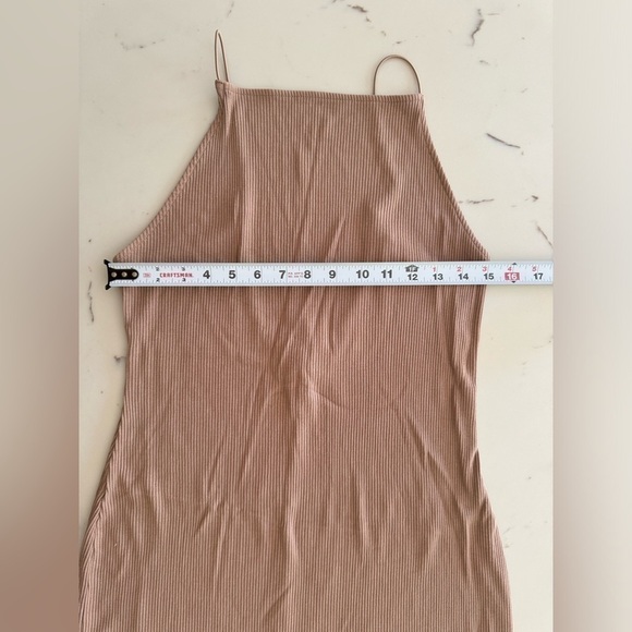 H&M Tan Ribbed Mini Dress - Picture 6 of 7
